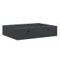 Preview: Waschbecken 60x38x11 cm Mineralguss/Marmorguss Anthrazit