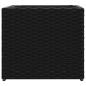 Preview: Pflanzkübel 2 Stk. Schwarz 36x30x32 cm Poly Rattan