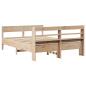 Preview: Massivholzbett ohne Matratze 135x190 cm Kiefernholz