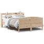 Preview: Massivholzbett ohne Matratze 150x200 cm Kiefernholz