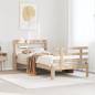 Preview: ARDEBO.de - Bettgestell mit Kopfteil ohne Matratze 90x200 cm
