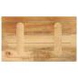 Preview: Tischplatte 60x20x2,5 cm Rechteckig Raues Massivholz Mango