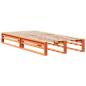 Preview: Massivholzbett ohne Matratze Wachsbraun 100x200 Kiefernholz