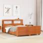 Preview: ARDEBO.de - Massivholzbett ohne Matratze Wachsbraun 120x190 cm Kiefernholz