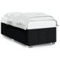 Preview: Bettgestell ohne Matratze Schwarz 90x190 cm Stoff