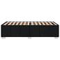 Preview: Bettgestell ohne Matratze Schwarz 90x190 cm Stoff