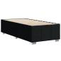 Preview: Bettgestell ohne Matratze Schwarz 90x190 cm Stoff
