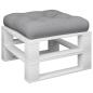 Preview: Palettenkissen Grau 58x58x10 cm Stoff