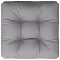 Preview: Palettenkissen Grau 58x58x10 cm Stoff