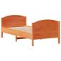 Preview: Massivholzbett ohne Matratze Wachsbraun 90x200 Kiefernholz
