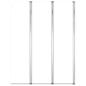 Preview: Duschabtrennungen 2 Stk. 104x130 cm Hartglas Transparent