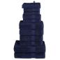 Preview: 12 tlg. Premium-Handtuch-Set SOLUND Marineblau 600 g/m²