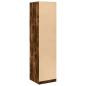 Preview: Kleiderschrank Räuchereiche 50x50x200 cm Holzwerkstoff