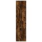 Preview: Kleiderschrank Räuchereiche 50x50x200 cm Holzwerkstoff
