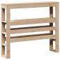 Preview: Massivholzbett ohne Matratze 75x190 cm Kiefernholz