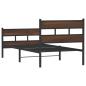 Preview: Bettgestell ohne Matratze mit Kopf- und Fußteil 75x190 cm