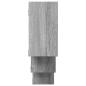 Preview: Wandregal Grau Sonoma 159x18x66 cm Holzwerkstoff