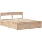 Preview: Massivholzbett ohne Matratze 150x200 cm Kiefernholz