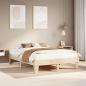 Preview: ARDEBO.de - Massivholzbett ohne Matratze 150x200 cm Kiefernholz
