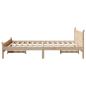 Preview: Massivholzbett ohne Matratze 140x200 cm Kiefernholz