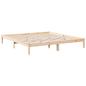 Preview: Massivholzbett Extra Lang ohne Matratze 200x210 cm Kiefernholz