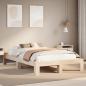 Preview: ARDEBO.de - Massivholzbett ohne Matratze 120x190 cm Kiefernholz