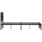 Preview: Bettgestell ohne Matratze Braun Eiche 160x200 cm Holzwerkstoff
