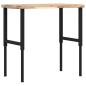 Preview: Werkbank 100x60x(73-99,5) cm Massivholz Akazie Rechteckig