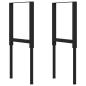 Preview: Werkbank 100x60x(73-99,5) cm Massivholz Akazie Rechteckig