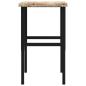 Preview: Werkbank 100x60x(73-99,5) cm Massivholz Akazie Rechteckig