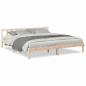 Preview: Massivholzbett Extra Lang ohne Matratze 180x210 Kiefernholz