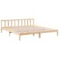 Preview: Massivholzbett Extra Lang ohne Matratze 180x210 Kiefernholz