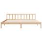 Preview: Massivholzbett Extra Lang ohne Matratze 180x210 Kiefernholz