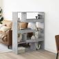 Preview: ARDEBO.de - Raumteiler Betongrau 100x33x125,5 cm Holzwerkstoff