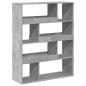Preview: Raumteiler Betongrau 100x33x125,5 cm Holzwerkstoff