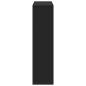 Preview: Raumteiler Schwarz 100x33x125,5 cm Holzwerkstoff