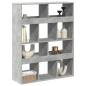 Preview: Raumteiler Betongrau 100x33x125,5 cm Holzwerkstoff