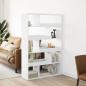Preview: ARDEBO.de - Raumteiler Wei? 100x33x156,5 cm Holzwerkstoff