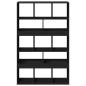 Preview: Raumteiler Schwarz 100x33x156,5 cm Holzwerkstoff