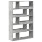 Preview: B?cherregal Betongrau 100x33x156,5 cm Holzwerkstoff