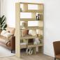Preview: ARDEBO.de - Raumteiler Sonoma-Eiche 100x33x187,5 cm Holzwerkstoff