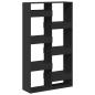 Preview: Raumteiler Schwarz 100x33x175 cm Holzwerkstoff
