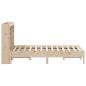 Preview: Massivholzbett mit Regal ohne Matratze 135x190 cm Kiefer