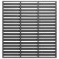 Preview: ARDEBO.de - Zaunelement WPC 180x180 cm Grau