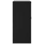 Preview: Aktenschrank Schwarz 79x40x90 cm Stahl