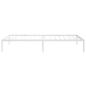 Preview: Bettgestell Metall Weiß 100x200 cm