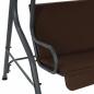 Preview: Hollywoodschaukel Kaffeebraun 170×110×153 cm