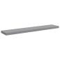 Preview: Schwebende Wandregale 4 Stk. Grau 120x23,5x3,8 cm MDF
