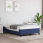 Preview: ARDEBO.de - Bettgestell ohne Matratze Blau 120x190 cm Stoff