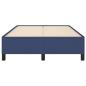 Preview: Bettgestell ohne Matratze Blau 120x190 cm Stoff